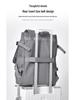 High-Capacity Reflective Casual Backpack with Multifunctional Design