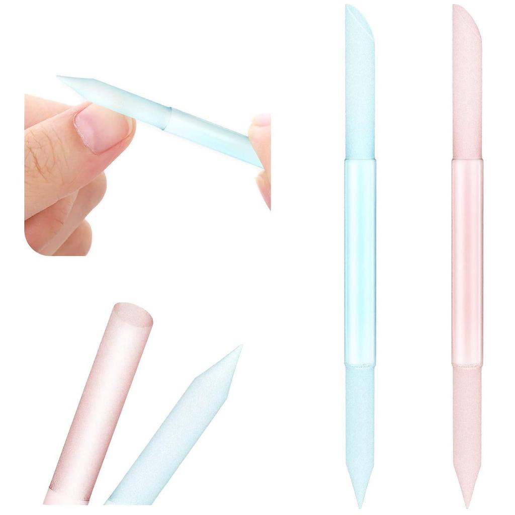 Glass Cuticle Remover & Nail File Buffer Polishing Tool