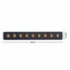 New Wooden Eyeglass Storage Rack Wall Mounted 9 Hooks Sunglasses Organizer Space Saving Multi-Purpose Eyeglass Holder for Office