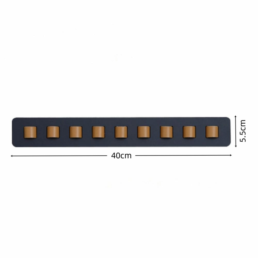 New Wooden Eyeglass Storage Rack Wall Mounted 9 Hooks Sunglasses Organizer Space Saving Multi-Purpose Eyeglass Holder for Office