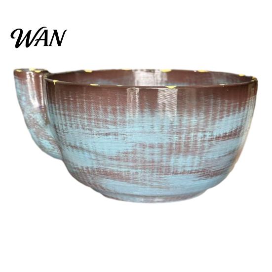 Self-rotating Fruit Washer Berry Washing Bowl, Self Spinning 360-Degree Cleaning Draining Quick Drain Water Pressure Cleaner And Easy Clean Colander, коричневый