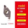 CNC S16QSVNFR11 Inner Hole Slotting Tool with VC1603 Insert
