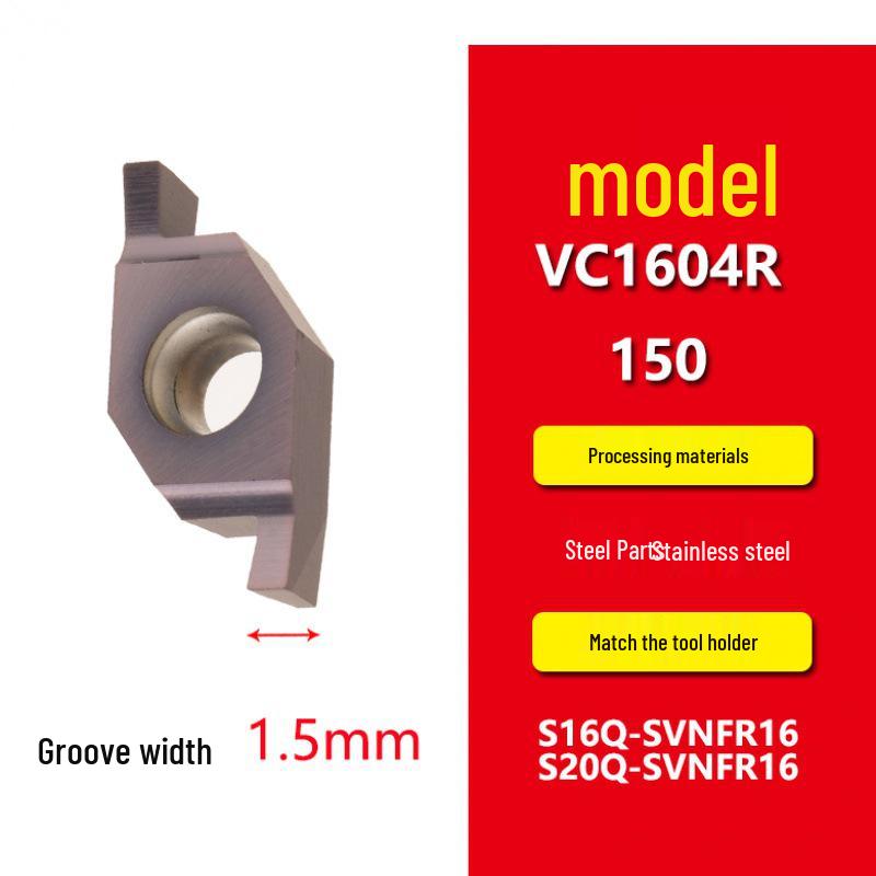 CNC S16QSVNFR11 Inner Hole Slotting Tool with VC1603 Insert