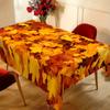 Autumn Fall Harvest Rectangle Table Cloth for Table Decor Kitchen Dining Waterproof Reusable Tablecloth for Tables Wedding Party