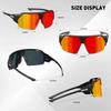 Kapvoe Polarized Fishing Glasses Man Running Sun Glasses Bicycle Sports Cycling Sunglasses MTB Road Bike for Women UV400 Goggles