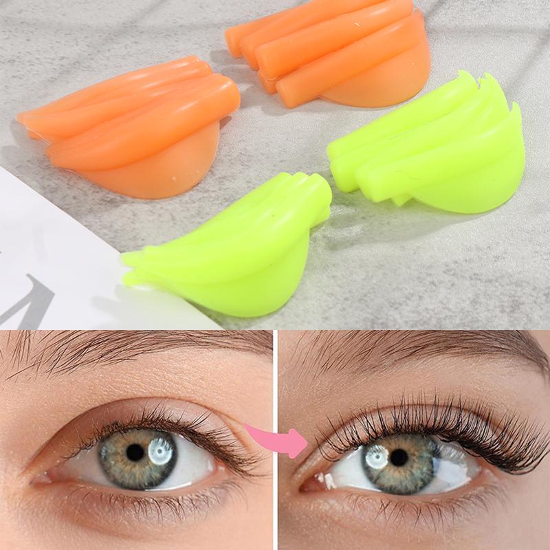 5 Paia/Confezione Pad in Silicone per Permanente Ciglia Riciclabili Ciglia Supporti Scudo Lifting Arricciaciglia 3D Applicatore Strumenti per Trucco