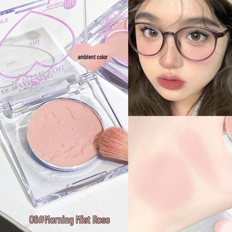 Peach Heart Matte Blush Palette - Natural Complexion Enhancer