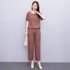Summer Two Piece Sets for Women Tops and Wide Leg Pants Sets Casual Women Blouses