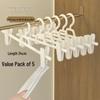 Non-Marking Pants Clip Hanger: Multipurpose Wardrobe Organizer for Pants and Underwear