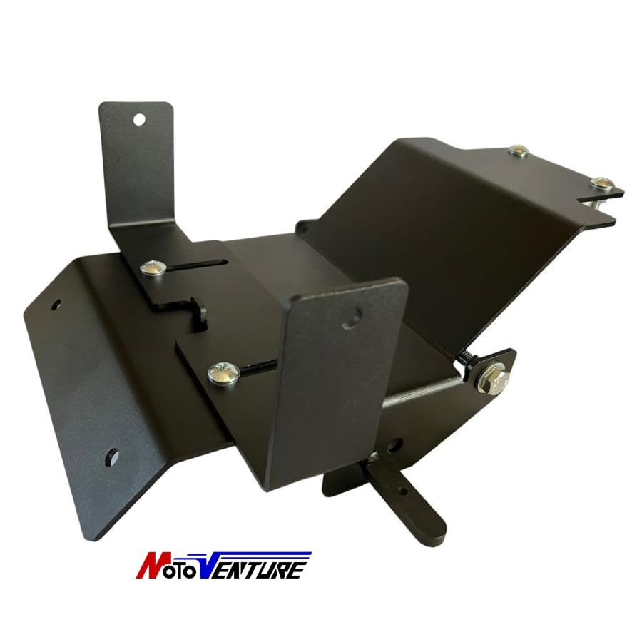 MOTOVENTURE Black Anodized Aluminum Fender Eliminator Kit for CB750F RC04, CB900F, and CB1100F, Includes Short Turn Signal Brackets and Bolts