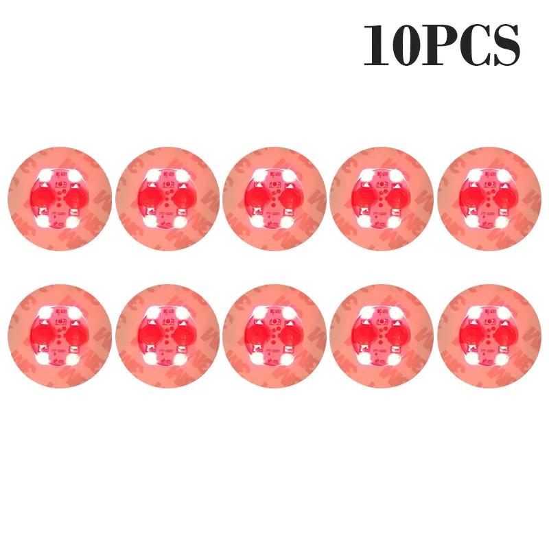 100 Adet LED Sofra Takımı Mat Bardak Işıklı Etiket Renkli Yanıp Sönen Şişe Etiketi Işık Yayan Bardak Altlığı Tezgah Bar Işığı