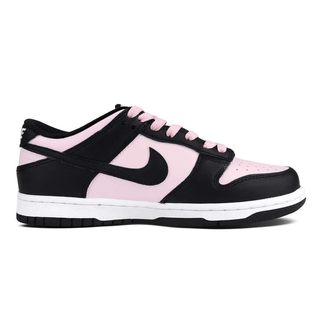 Nike Dunk Slip Resistant Low top Skateboard Shoes Women's Black Pink DD1391-100(Team1545-LK)