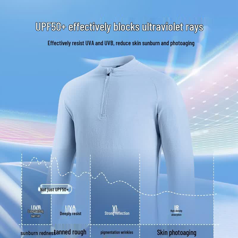 Baleno Men's UPF50+ Sun Protection Quick-Dry Long Sleeve T-Shirt