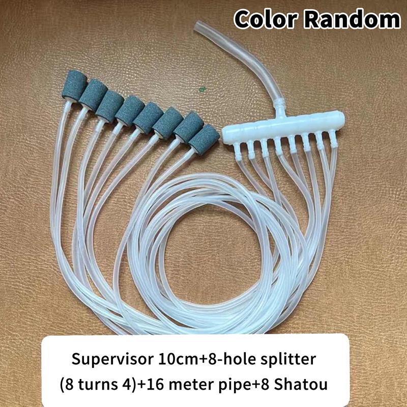8/4-Hole Set Aquarium Oxygen-Free Pump Accessories Hose Splitter Water Tube Connector Portable Shunt Mains