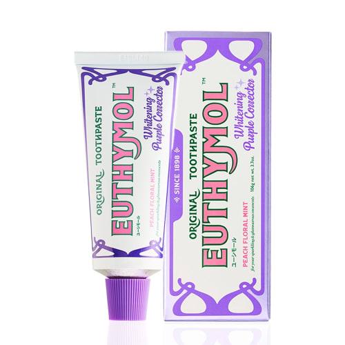 

EUTHYMOL White Purple Toothpaste, Peach Floral Mint Scent, 106g