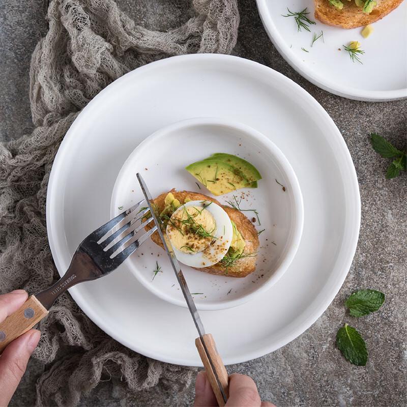 ZISIZ Nordic Ceramic Shallow Serving Plates