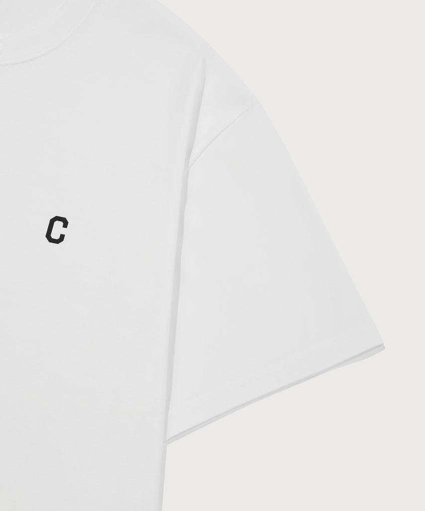 COVERNAT Sorona Small C Logo T-Shirt White