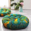 Colorful Bohemian-Style Cotton Linen Floor Cushion: Ethnic Meditation Seat Tatami Mat for B&B