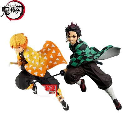Anime Demon Slayer Kimetsu No Yaiba Figure Kamado Tanjirou Action Figure Agatsuma Zenitsu Nezuko Warrior PVC Model Toys Gift