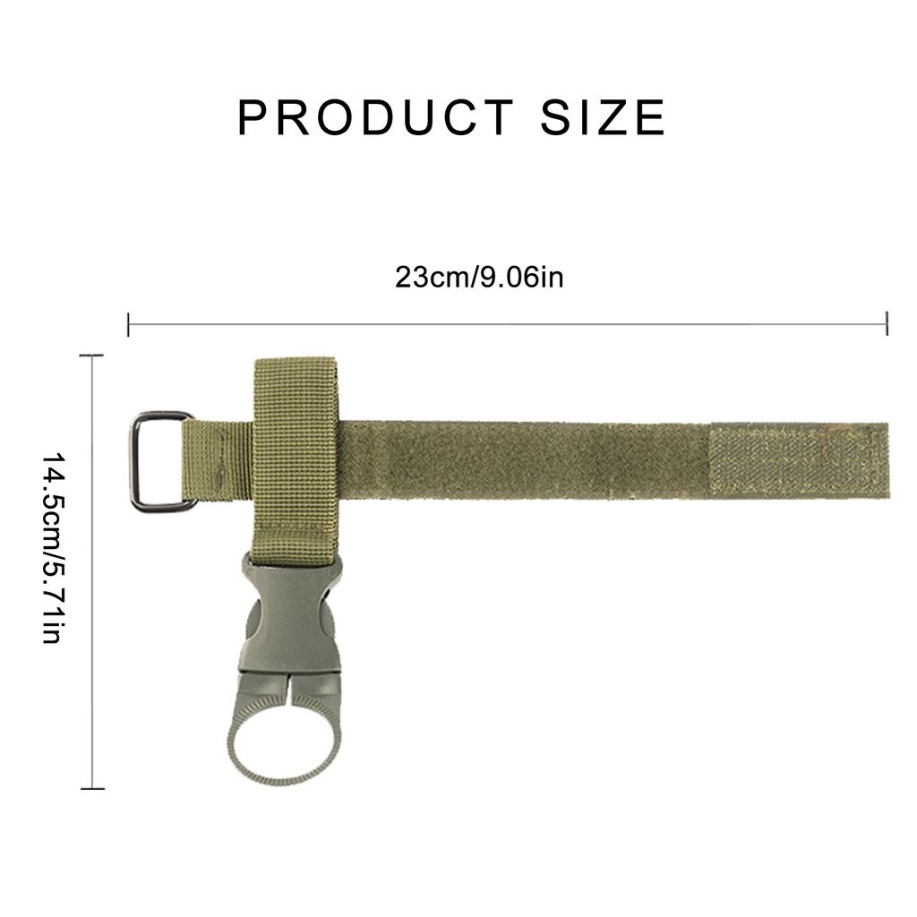 Hanging Bottle Buckle Clip Water Bottle Holder Keychain Belt Webbing Strap for Backpack Belt Outdoor Camping Traveling