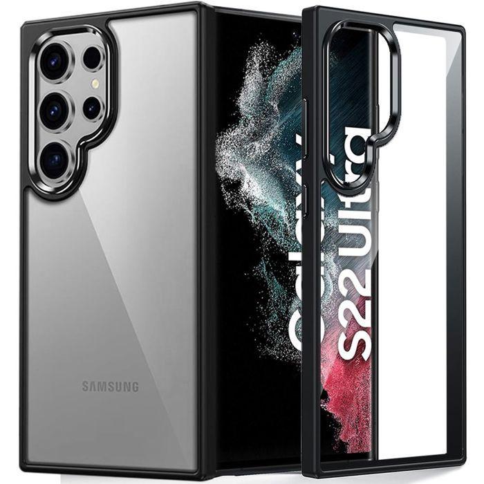 Coque de Protection - BOOLING - pour Samsung Galaxy S22 Ultra - Solide - Transparente - 2 Verres Trempés