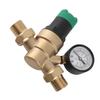 Vann trykkregulator Messing Nøyaktig Multifunksjonell   Filter Vann trykkregulator med