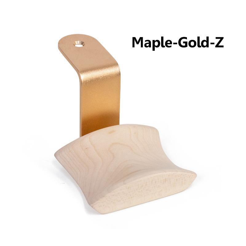 Universal Headphones Stand Solid Wood Gaming Headset Hanger Walnut Beech Maple Wooden+Aluminum Alloy Head-mounted Earphone Holde