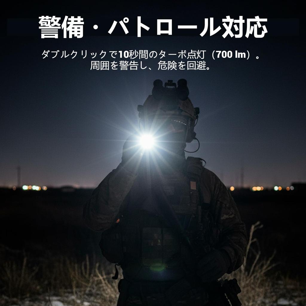 WARSUN A700 Rechargeable LED 700 and 5 Modes Powerful Light for Emergency Preparedness and Outdoor Activities Flashlight, Lumens, Ultra-Compact