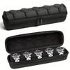 5 Slots Watch Travel Box Case, Watch Storage Organizer Box, Hardshell Watch Travel Case .