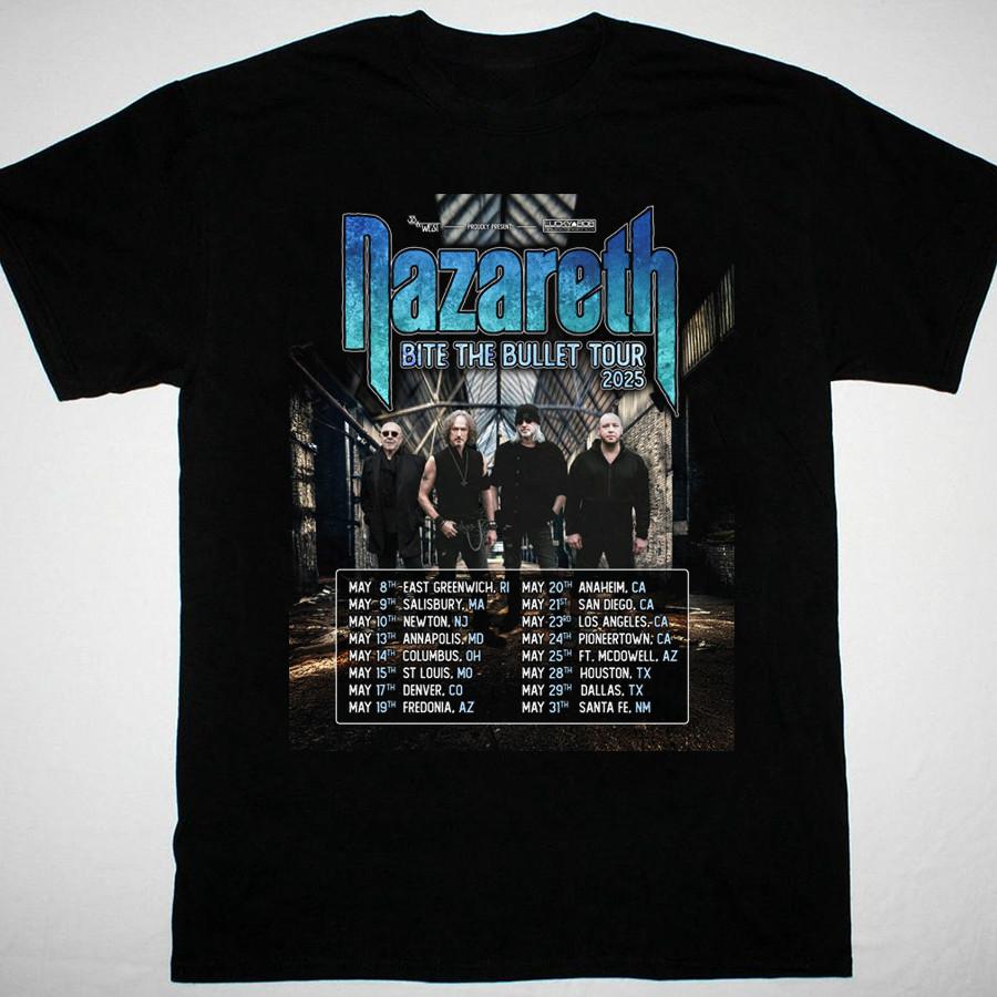 NEW Nazareth band TOUR 2026 black T-shirt Unisex S-5Xl XA963 XXL
