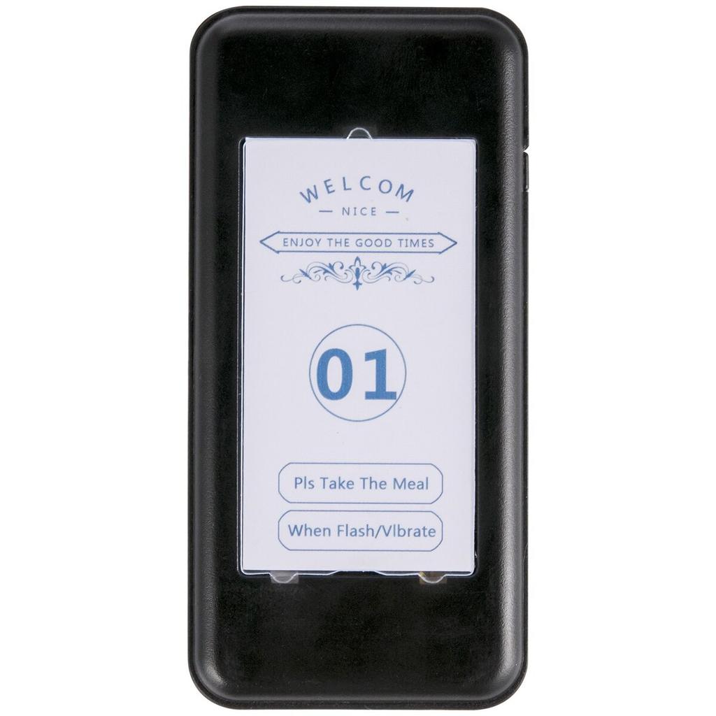 Restaurant-Pager 16 Untersetzer Paging-System Max. 98 Kinderbetreuungs-Pager Kabelloses Paging Warteschlangen-Rufsystem Touchscreen mit Vibration, Blinken und