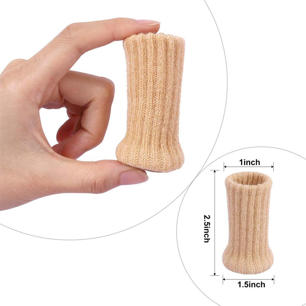 Chair Leg Socks High Elastic Chair Leg Floor Protectors with Anti-Slip PadsThick Chair Leg Caps Furniture Pads Covers Set