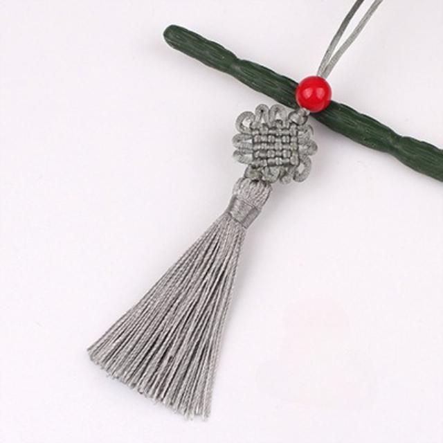 New5/10Pcs 5cm Small Chinese Knot Silk Tassel Pendant Sewing Curtain Charms Tassels DIY Crafts Gift Jewelry Making Decor Tassel