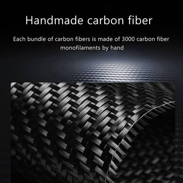 Red Carbon Fiber Full Coverage Car Gear Shift Knob Cover