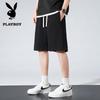PLAYBOY Men's Loose Fit Summer Sport Shorts