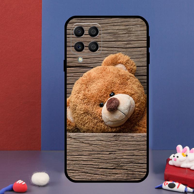 Cute Bear For Samsung Galaxy M14 M34 M54 M33 M13 M23 M53 M15 M55 M31 M51 M20 M30s M32 M52 Phone Case