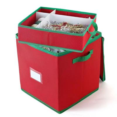 64 Fächer Faltbare Aufbewahrungsbox Für Weihnachtsschmuck Faltbare Organizer