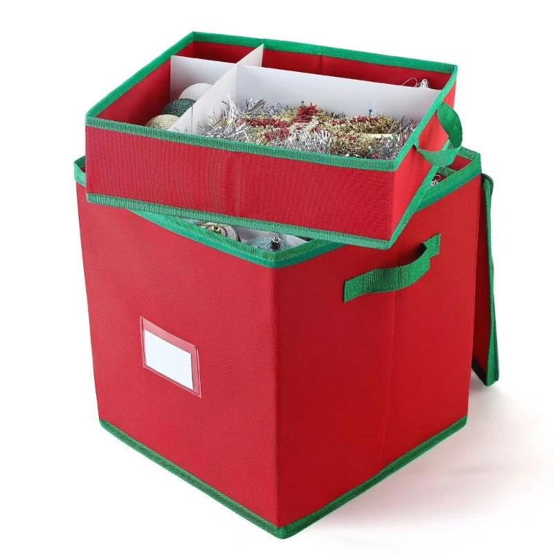 

64 Compartment Foldable Storage Box For Christmas Ornament Foldable Organizers CHINA