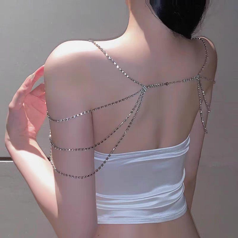 Water Drop Rhinestones Shoulder Chain Luxury Women's Shoulder Chain Body Jewelry