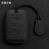Leather Car Remote Key Case Cover Shell For Land Rover Range Rover Evoque Discovery Sport Velar For Jaguar Xe E-Pace Xf Keyless