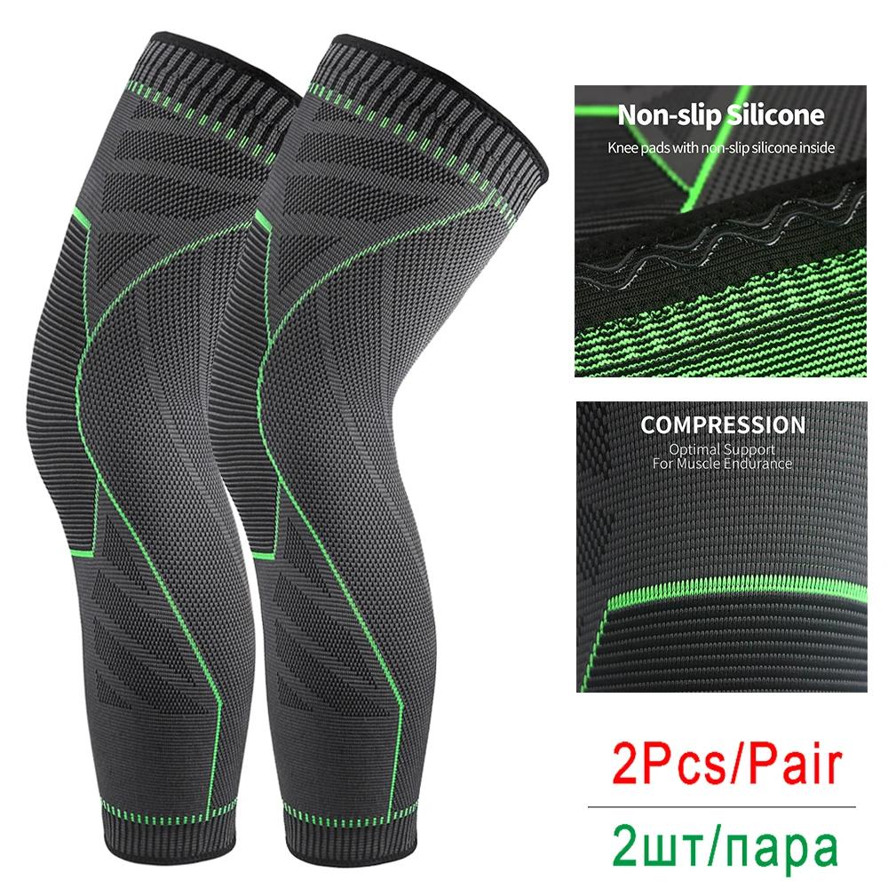 

Наколенник Теплый Длинный Компрессионный Наколенник для Мужчин Женщин Защита Поддержка Колена для Тяжелой Атлетики Тренировок M