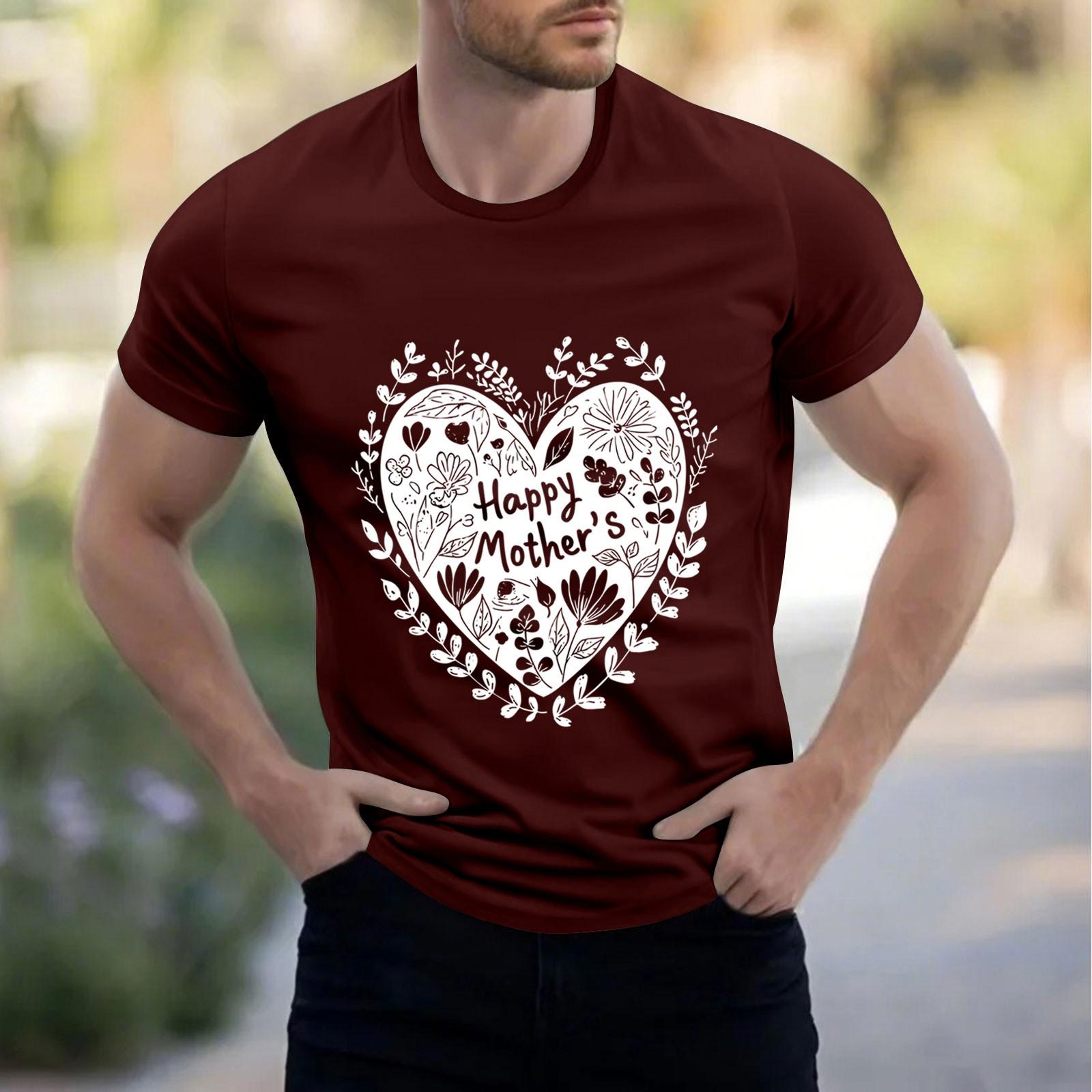 

Мужская рубашка с воротником-стойкой и коротким рукавом, свободная рубашка для отдыха и отдыха, мужская S винный