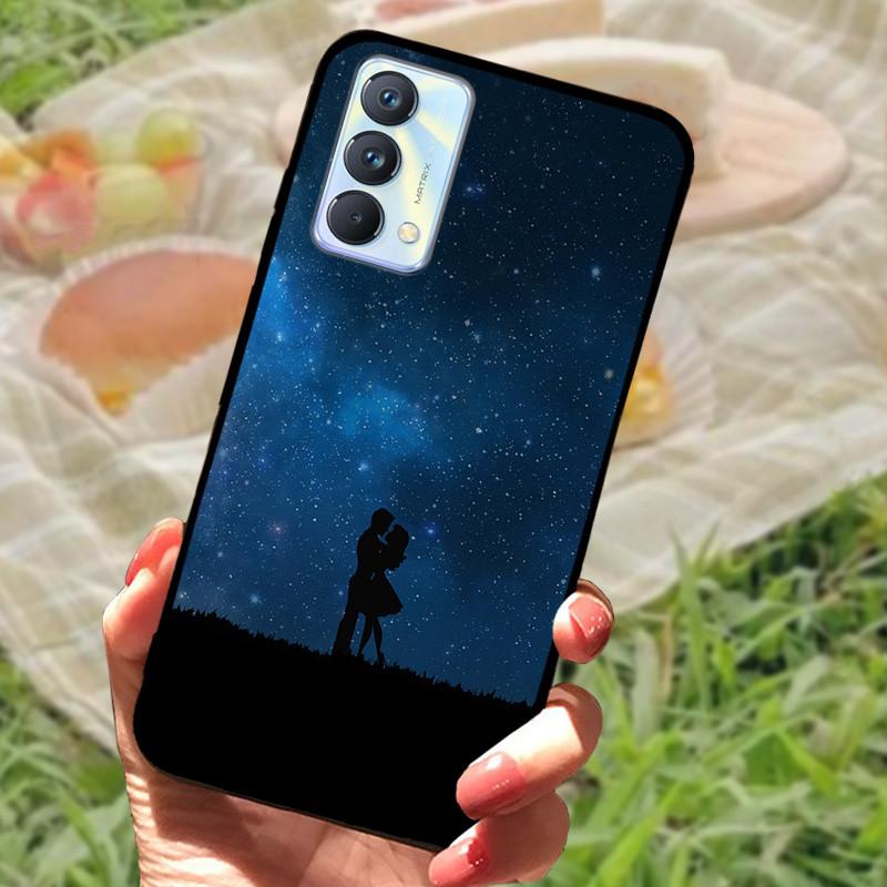 Für Realme GT Master Edition Hülle Marmor bemaltes Cover Weiches Silikon Stoßfeste Handyhülle Für Realme GT Master Hülle Bumper