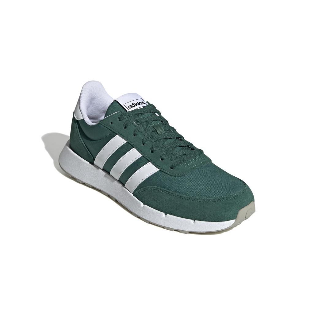 Adidas Run 60s College Gray cm 2.0 Men's Sneakers, Green/Footwear White/Metal (H00354), 30.0
