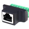 Rj45 Female To Screw Terminal 8 Pin Connector Ethernet Cable Extender Adapter
