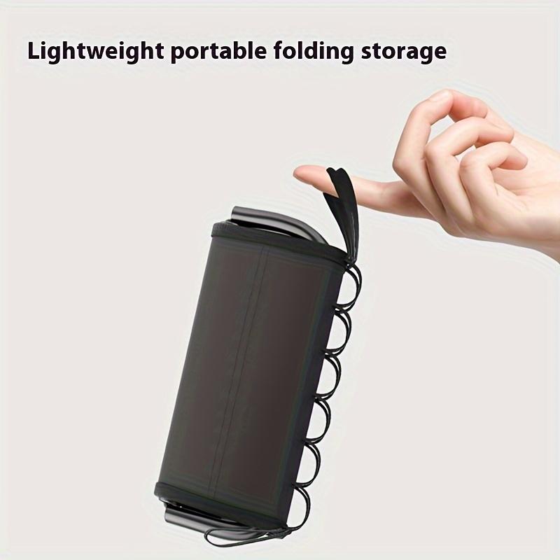 Lightweight Portable Folding Stool Aluminum Frame, Black Mesh Seat for Outdoor Camping, Fishing, Picnics & Hiking