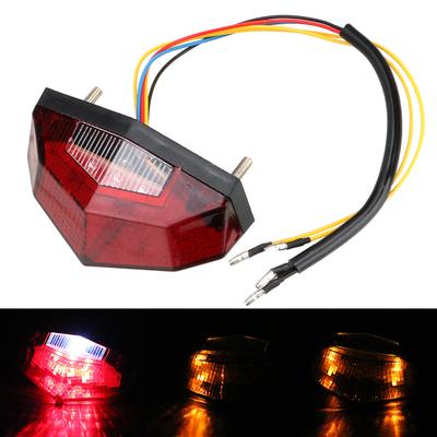 Motorcycle Signal Indicator Stop Brake Lights Turn Signals 11 LED Tail Light Moto Accessories