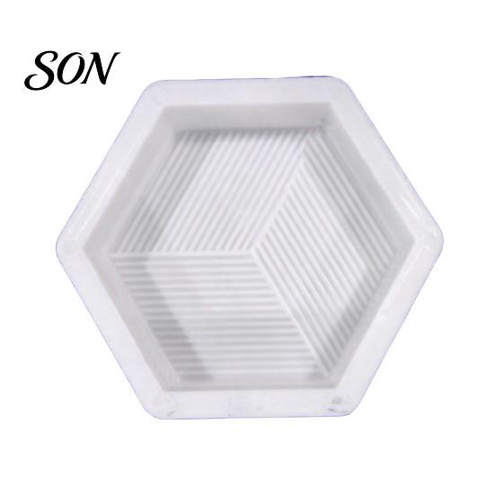 Cement Casting for Backyard Garden Stepping Stone Mold, Reusable Concrete Pathway Paver Walkway Design Tool DIY Pavement Mould Patio Decor