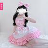 Pink Do Your Pussy Maid Outfit Cosplay Sexy Cute Maid Outfit Cosplay Cos Outfit Dress Short