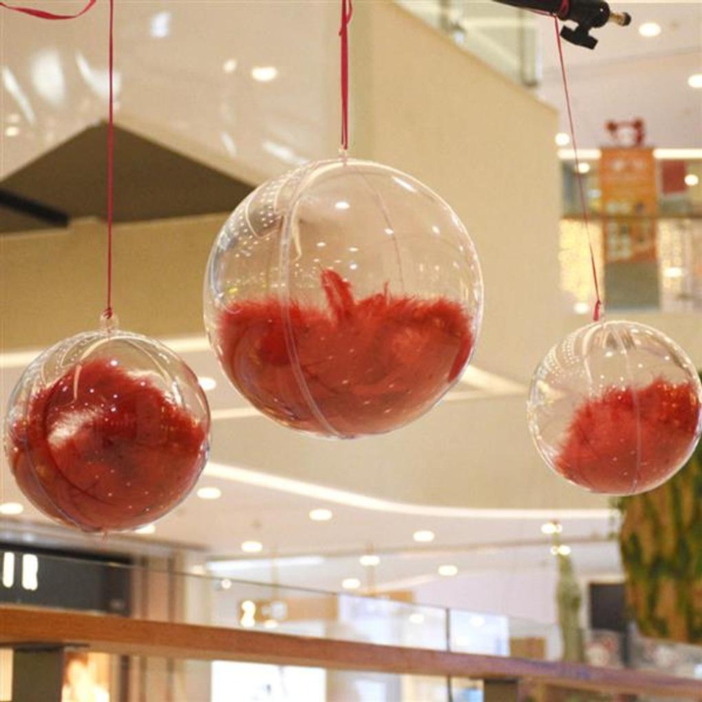 6-piece set of transparent plastic balls/5cm acrylic ball transparent capsules